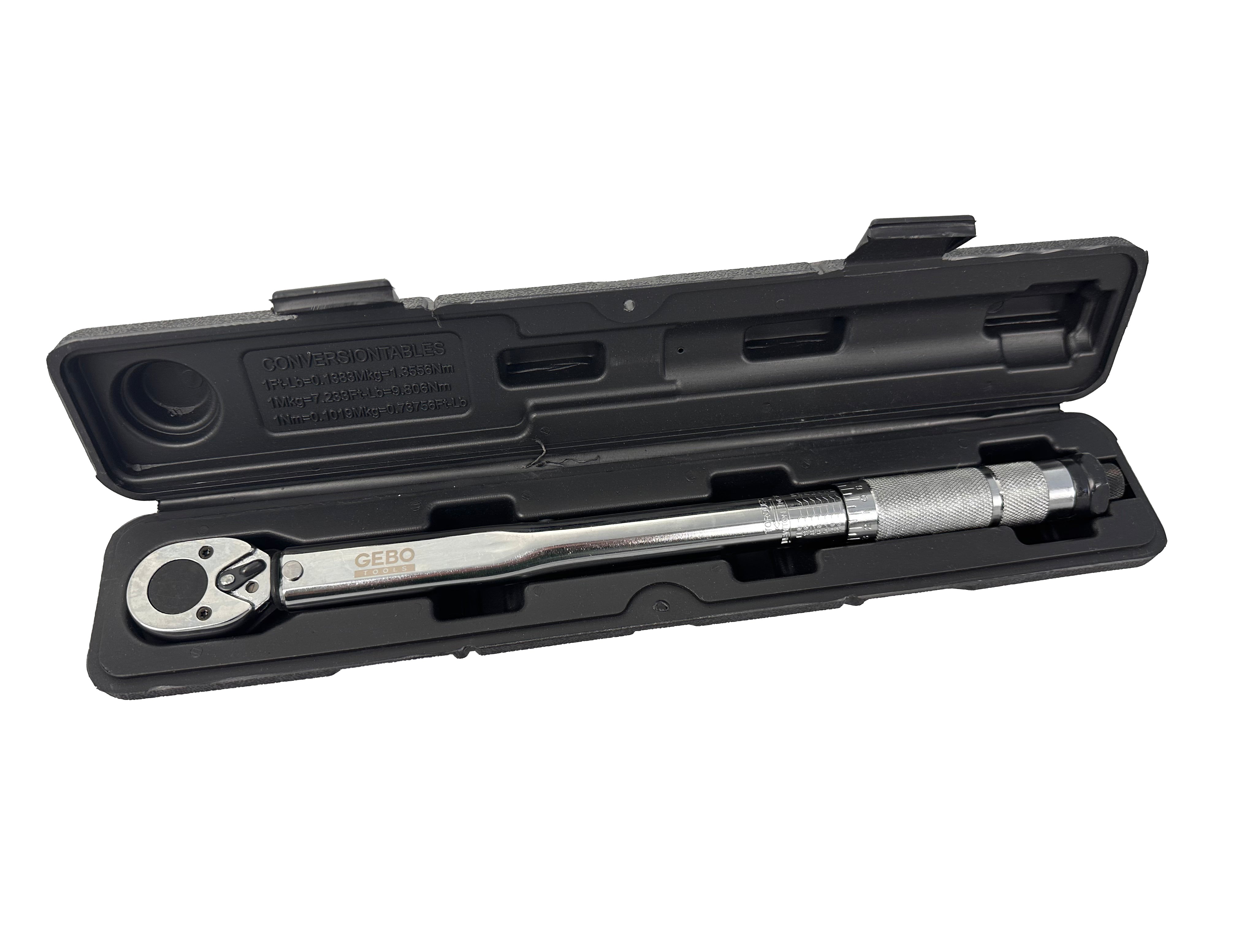 Δυναμόκλειδο-Ροπόκλειδο 3/8" 19-110Nm GEBO TOOLS