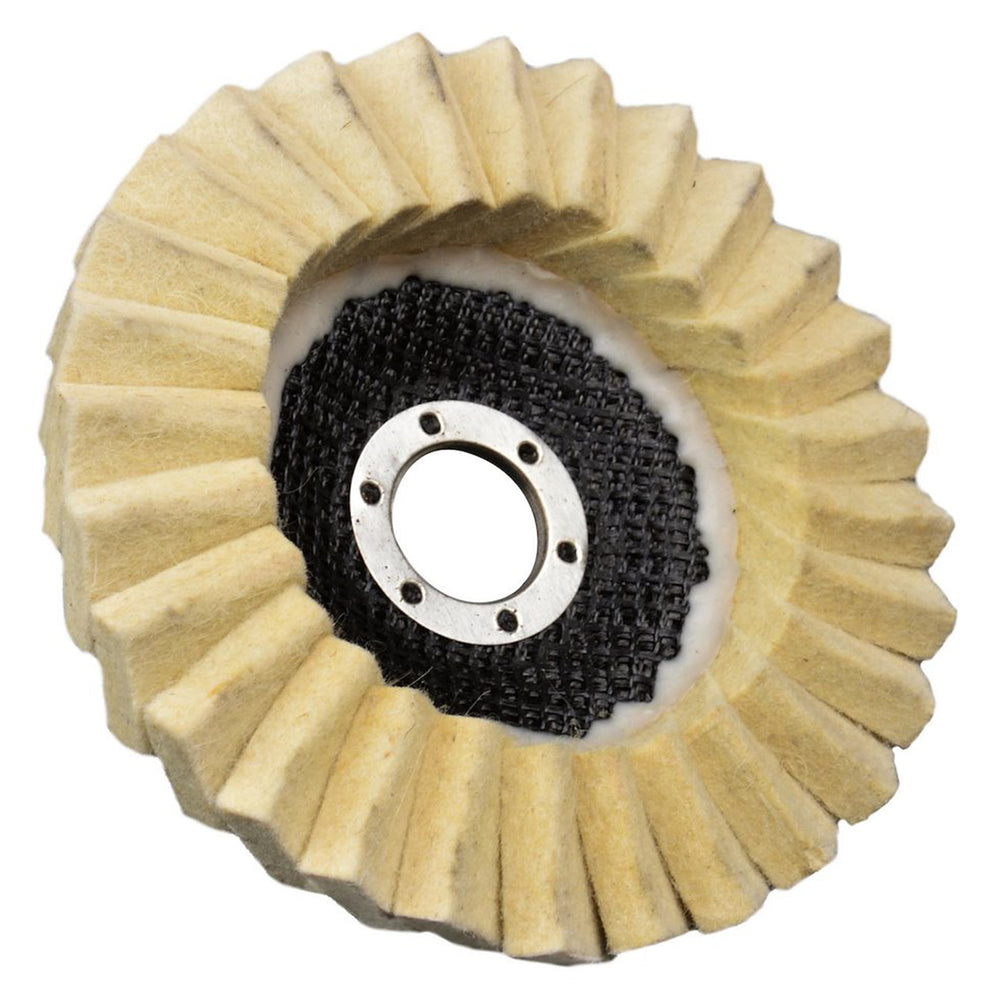 Δίσκος Γυαλίσματος Με Πτερύγια Τσόχας 125mm GEKO