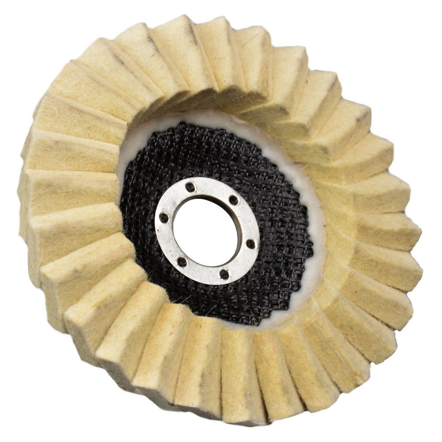 Δίσκος Γυαλίσματος Με Πτερύγια Τσόχας 125mm GEKO