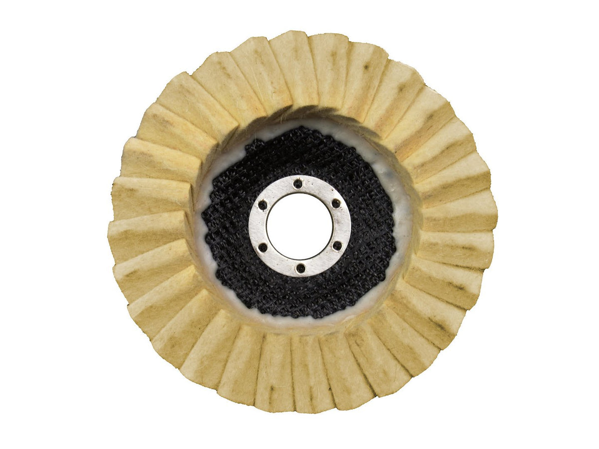 Δίσκος Γυαλίσματος Με Πτερύγια Τσόχας 125mm GEKO