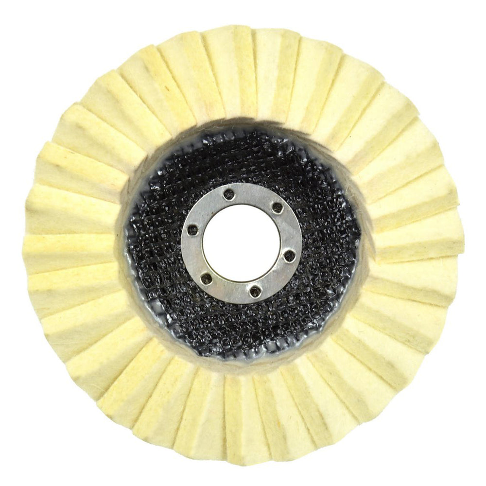 Δίσκος Γυαλίσματος Με Πτερύγια Τσόχας Premium 125mm GEKO