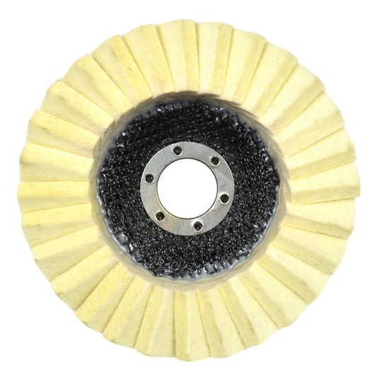 Δίσκος Γυαλίσματος Με Πτερύγια Τσόχας Premium 125mm GEKO