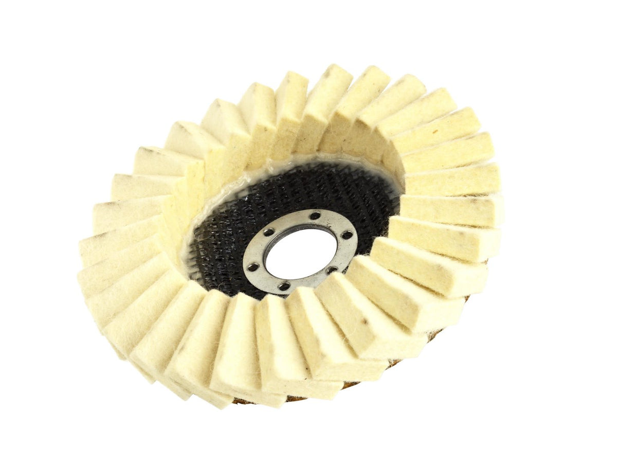 Δίσκος Γυαλίσματος Με Πτερύγια Τσόχας Premium 125mm GEKO