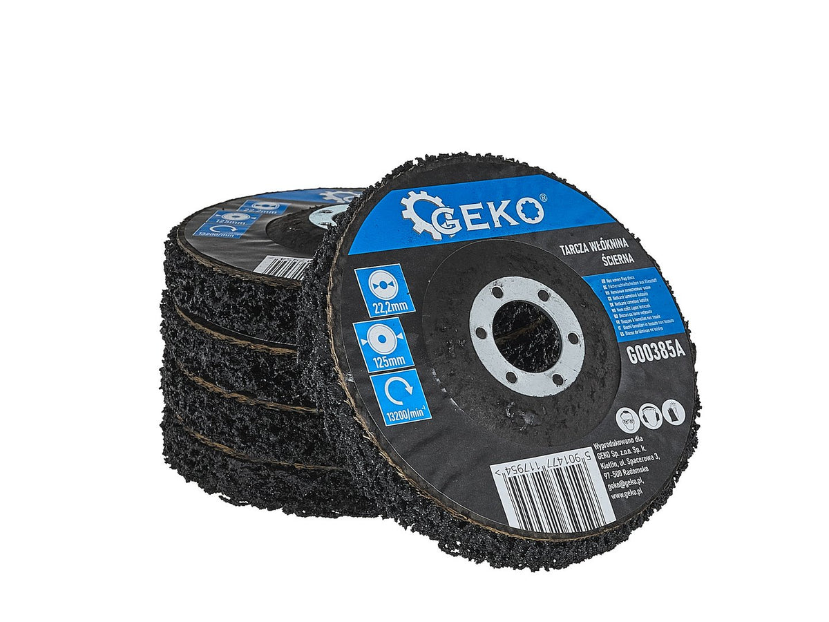 Δίσκος Καθαρισμού Clean&Strip 125x22.2mm Για Μέταλλο Ανοξείδωτο Χάλυβα Και Πλαστικό GEKO
