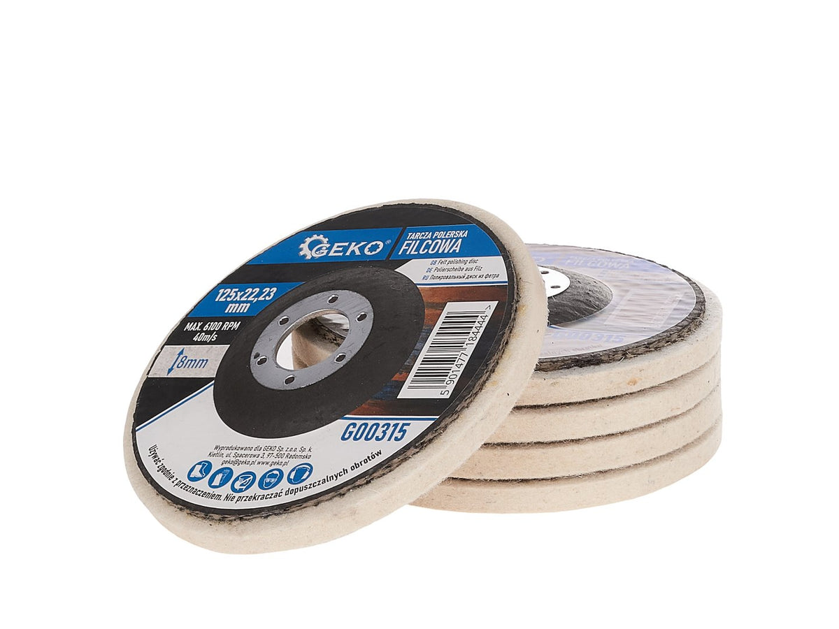 Δίσκος Λείανσης Και Στίλβωσης 125mm GEKO