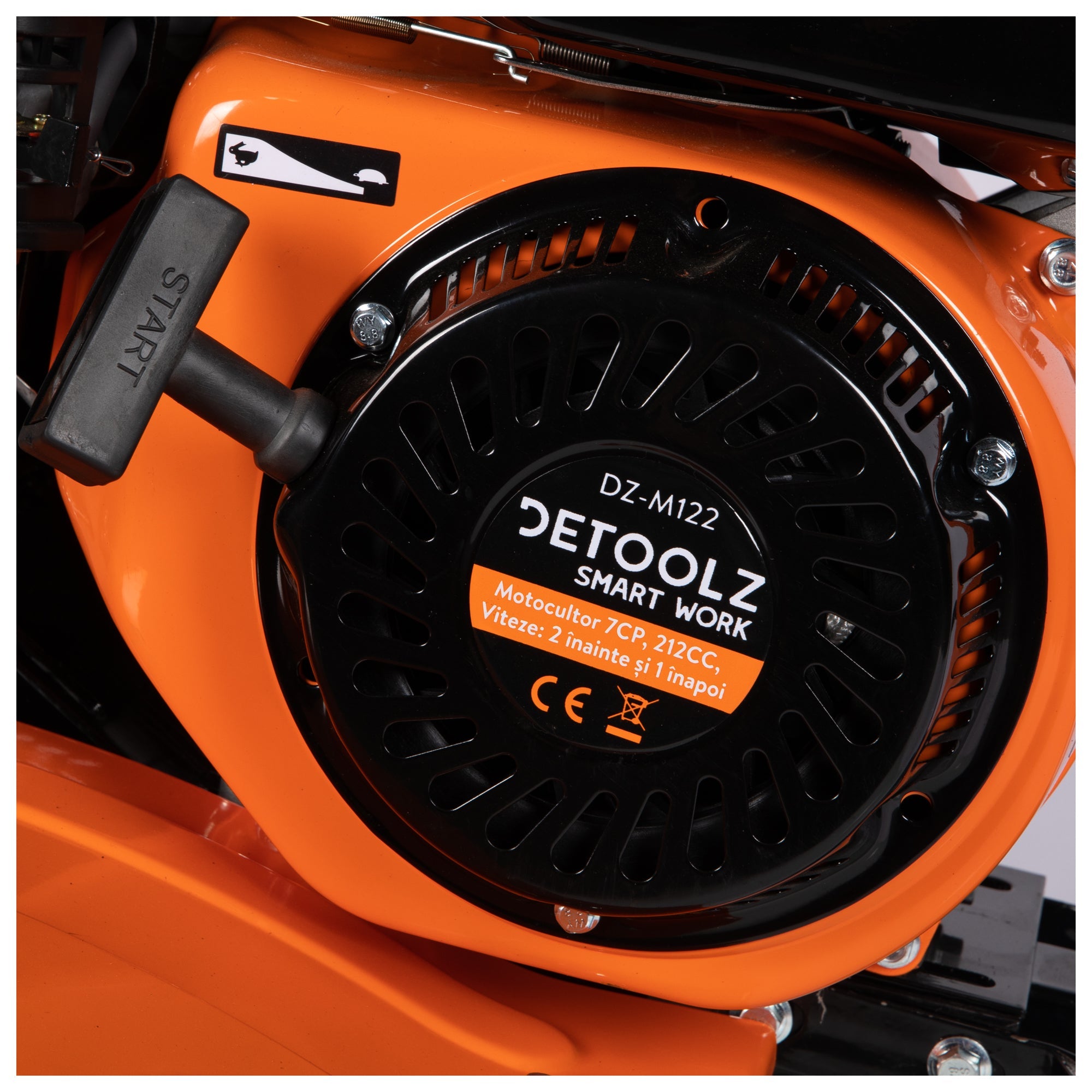 Βενζινοκίνητο Σκαπτικό Μηχάνημα 212cc 7Hp 3 Ταχυτήτων DETOOLZ