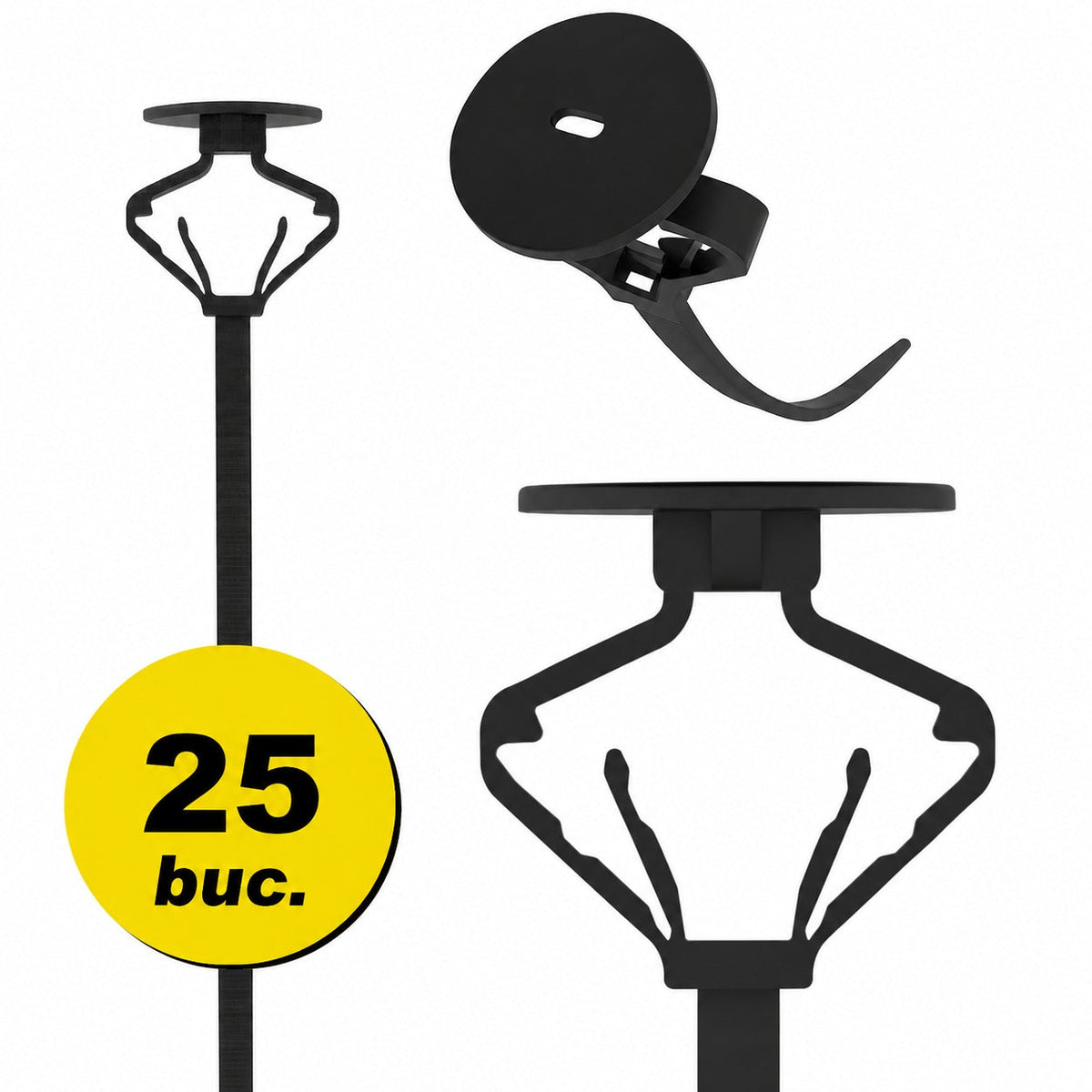 Κλιπς Αυτοκινήτου Universal ZIPZIP 25Τμχ