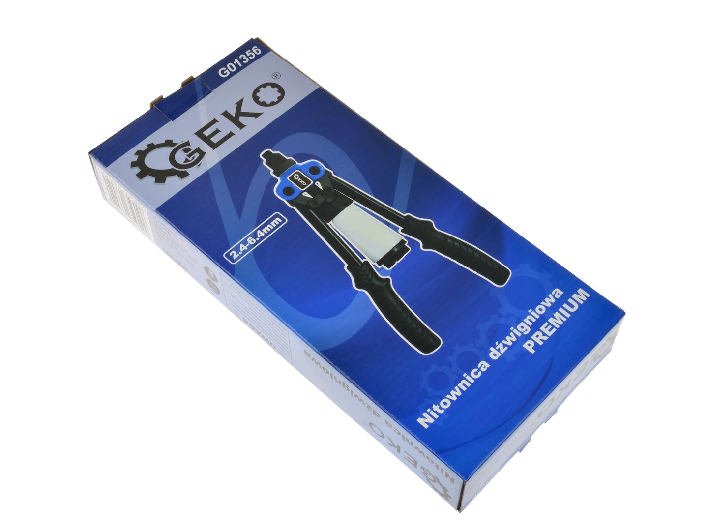 Επαγγελματική Πένσα Πριτσινώματος Premium 2.4-6.4mm GEKO