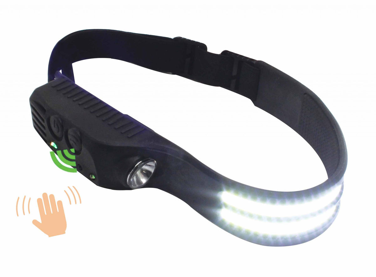 Φακός Κεφαλής Led Cob 3-5w 350Lm Με Αισθητήρα Κίνησης SATRA