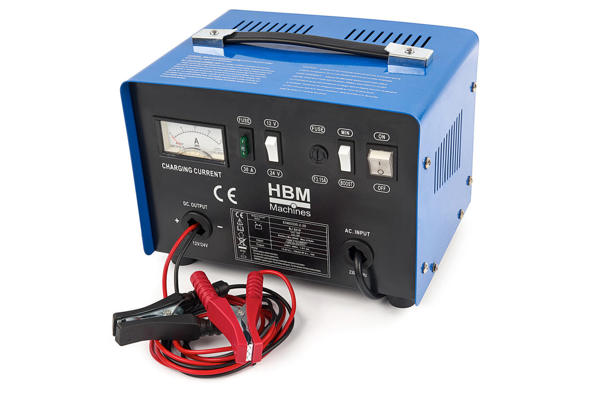 Φορτιστής Μπαταρίας Αυτοκινήτου Hbm 12-24V 92-210Ah