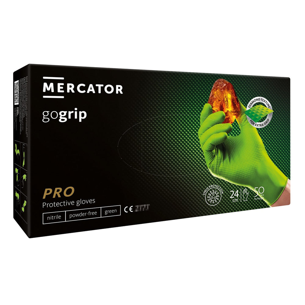 Γάντια Νιτριλίου 3D GOGRIP Πράσινο Μέγεθος XL 50 Τμχ