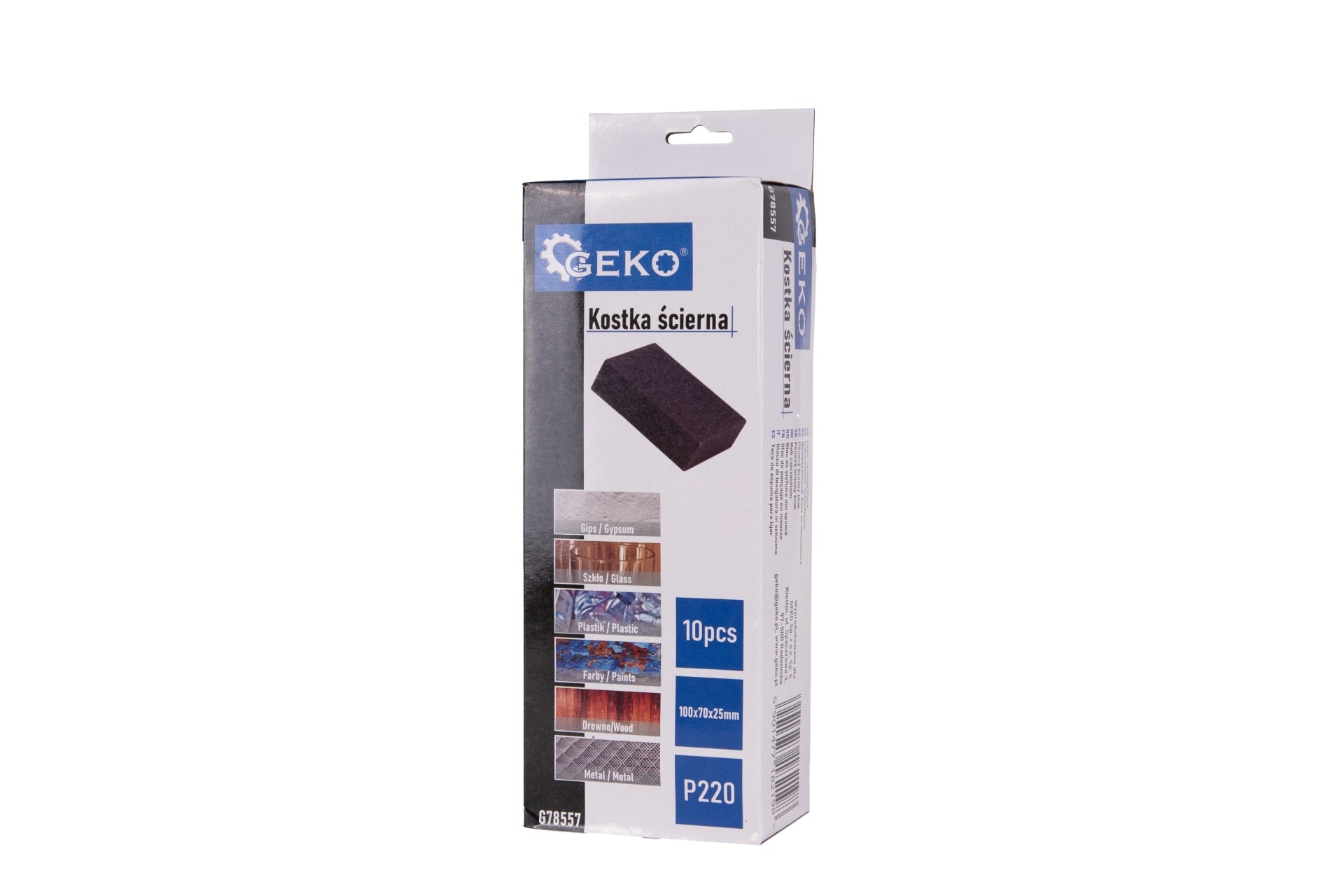 Geko Σφουγγάρι Λείανσης Κ220 / K220 70X100Mm