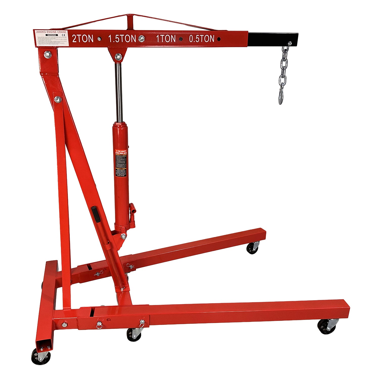Γερανάκι Ανύψωσης Κινητήρων Υδραυλικό 2T GEBO TOOLS