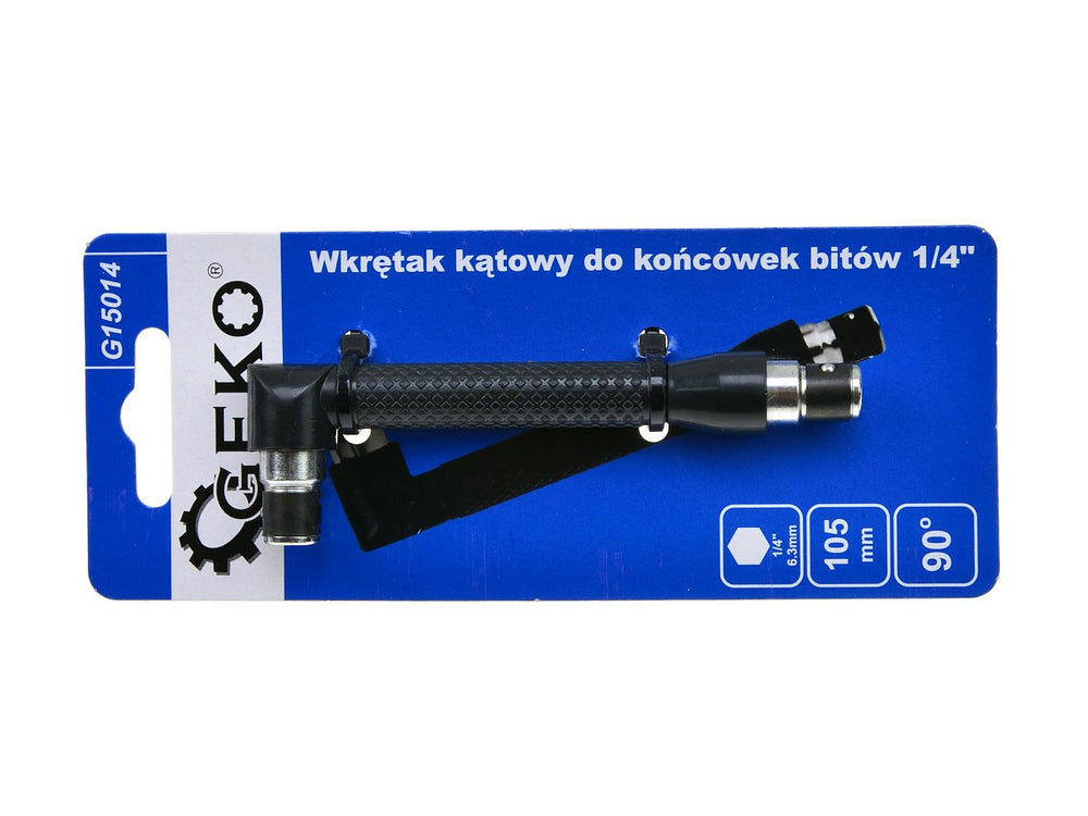Γωνιακή Προέκταση Για Μύτες 1/4" 105mm 90° GEKO