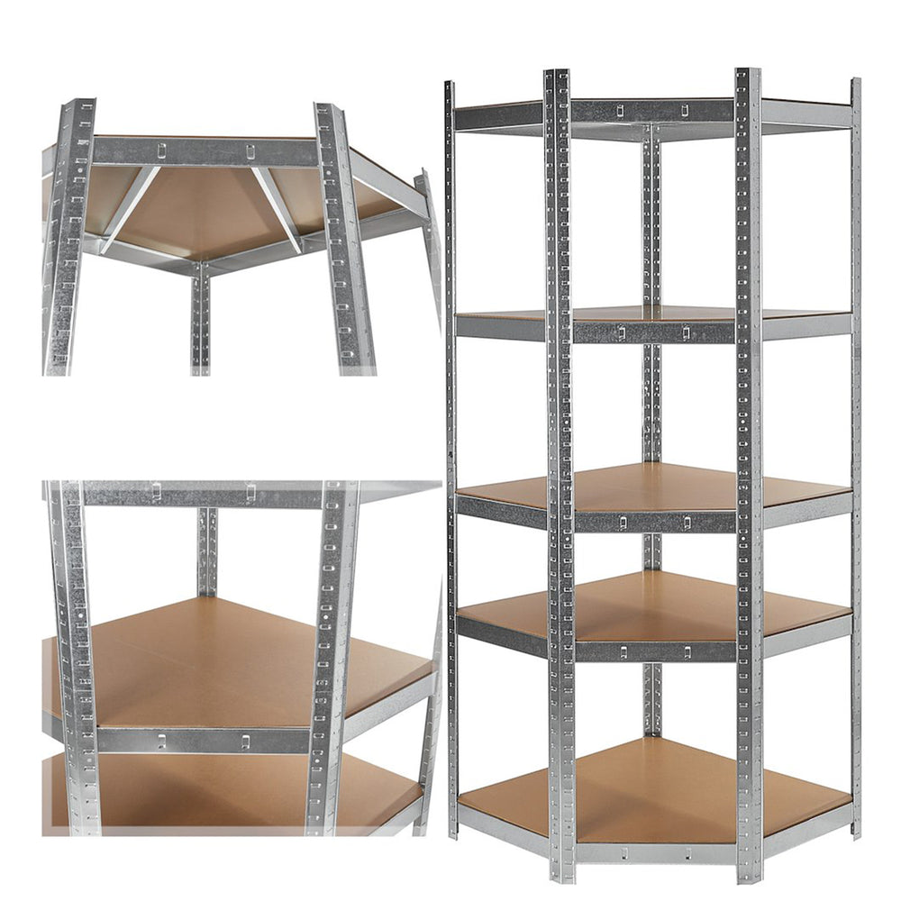 Γωνιακό Ράφι Αποθήκευσης 180x40x70cm 175kg