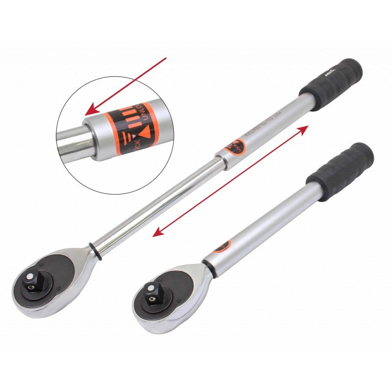 Καστάνια 1/2" 48 Δοντιών Με Τηλεσκοπική Λαβή 330-490mm