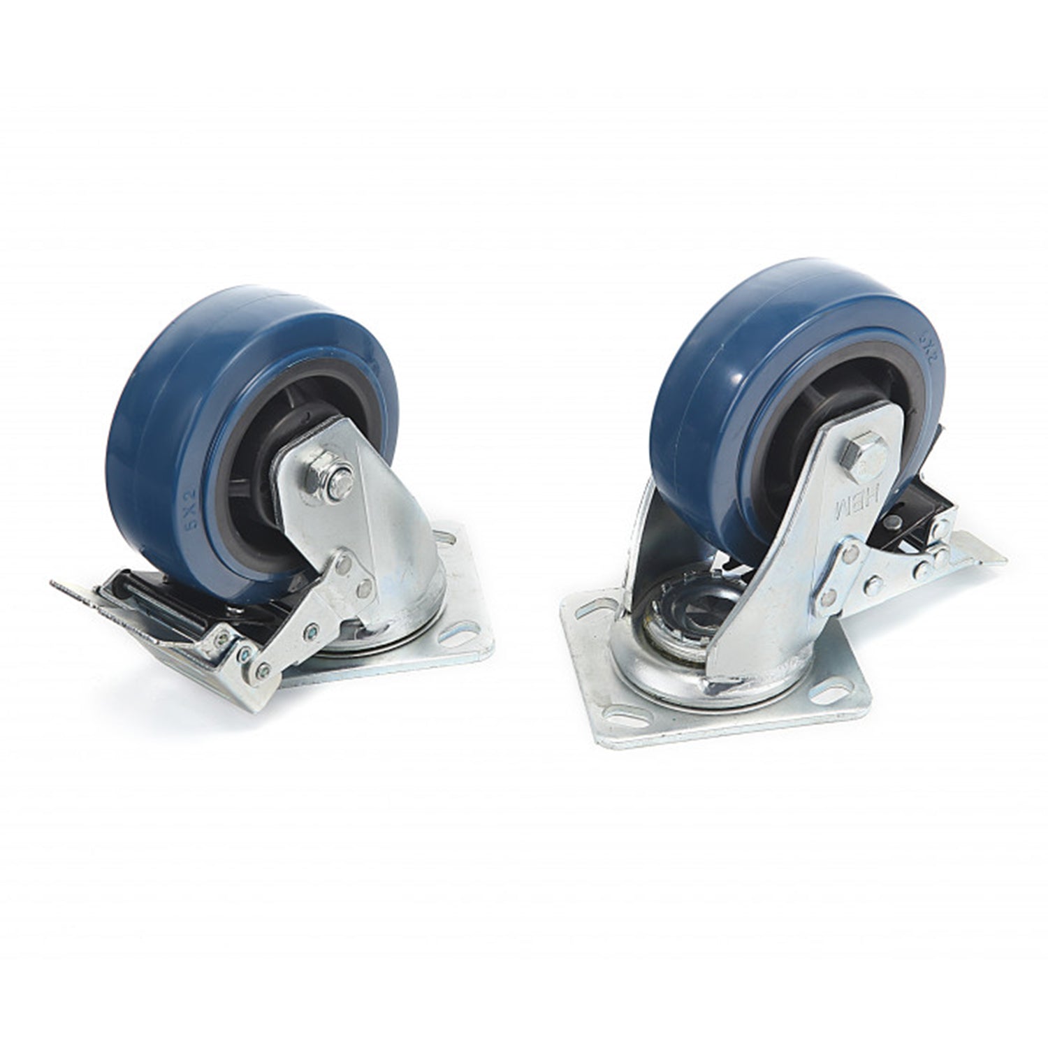 Σετ Τροχοί Περιστρεφόμενοι Με Φρένο 150MM 350KG 4Τμχ HBM