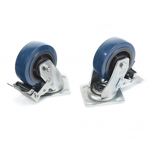 Σετ Τροχοί Περιστρεφόμενοι Με Φρένο 150MM 350KG 4Τμχ HBM