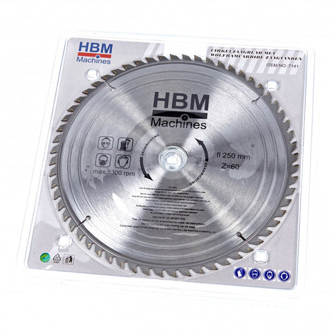 Δίσκος Κοπής για Δισκοπρίονα 250mm με 80 Δόντια HBM