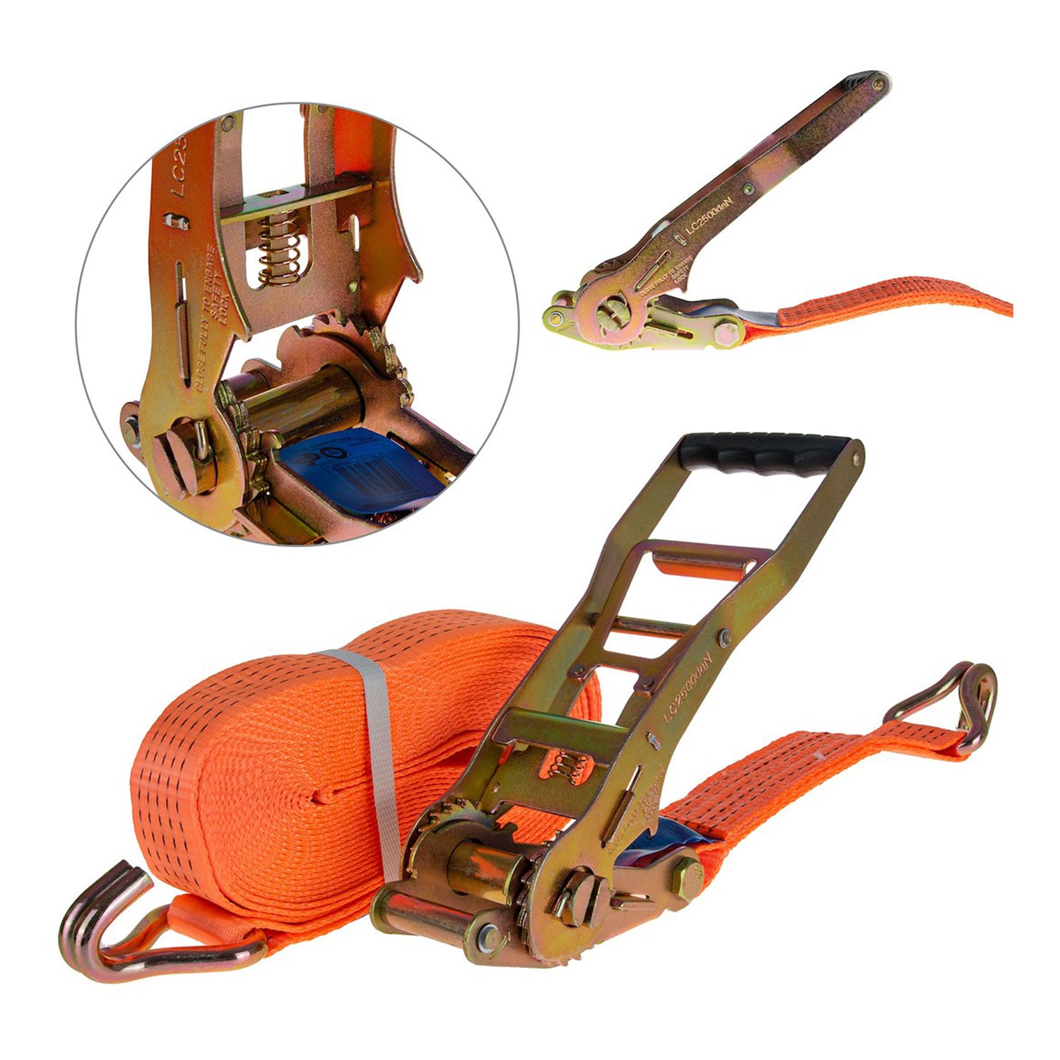 Ιμάντας Πρόσδεσης Με Καστάνια ERGO 10m/5T/50mm
