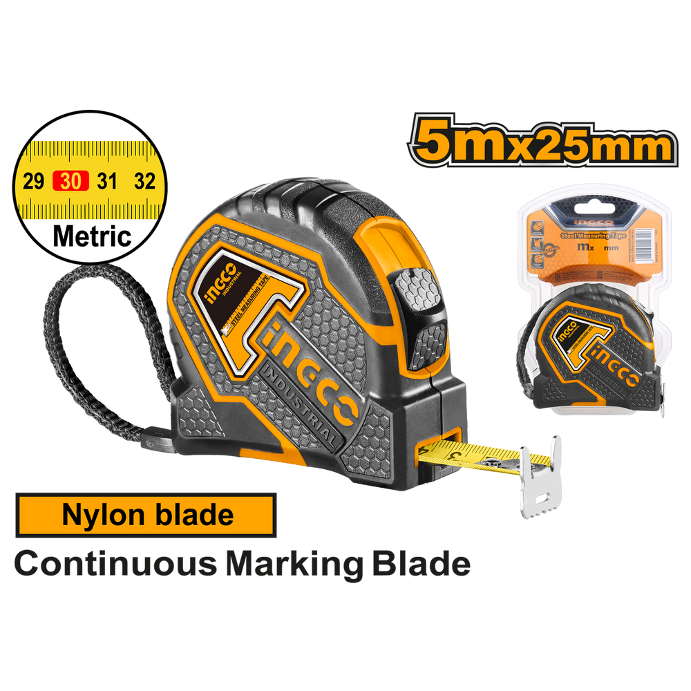 Μετροταινία 8m x 25mm INGCO