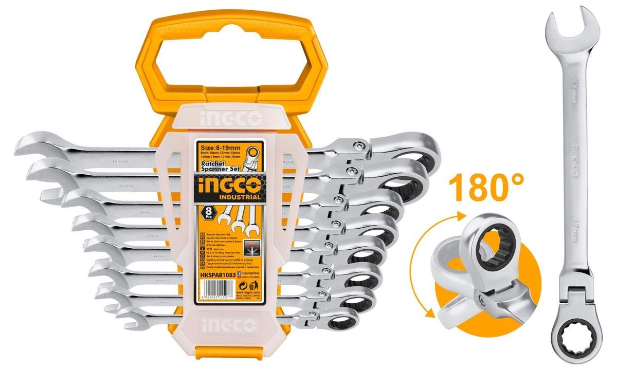 Ingco Σετ Γερμανοπολύγωνα 10Mm 8Τμχ