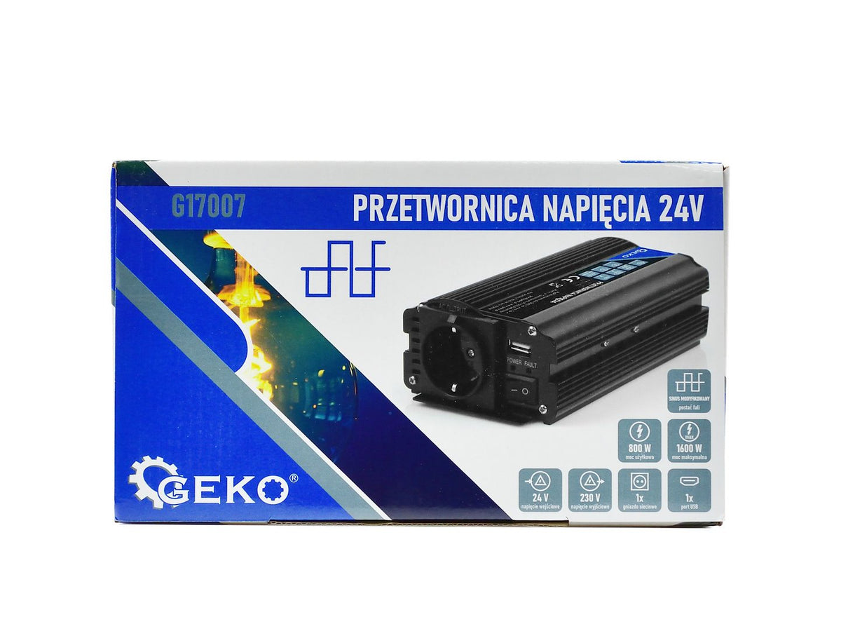 Inverter Τάσης 24-220V 800/1600w GEKO