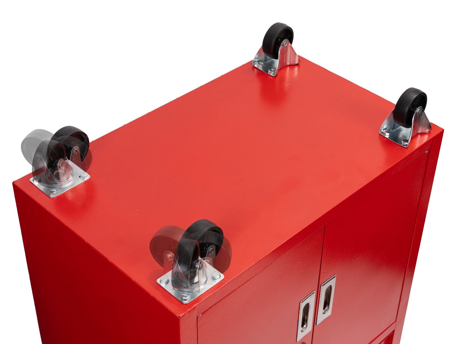 Τροχηλάτος Μεταλλικός Εργαλειοφόρος Χωρίς Εργαλεία Κόκκινος  Premium 73x63x40cm INVENTO