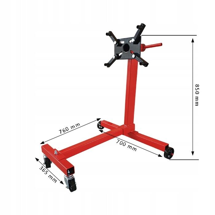 Bάση Κινητήρα Περιστρεφόμενη 450kg INVENTO