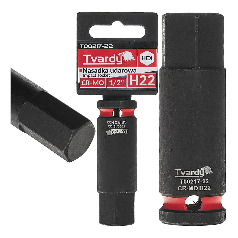 Καρυδάκι Κρουστικό Με Μύτη Άλλεν H22 1/2" CR-MO TVARDY