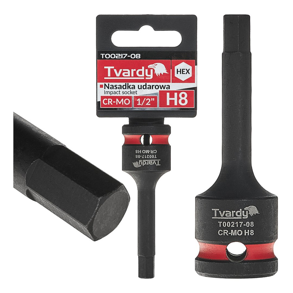 Καρυδάκι Κρουστικό Με Μύτη Άλλεν H8 1/2" CR-MO TVARDY