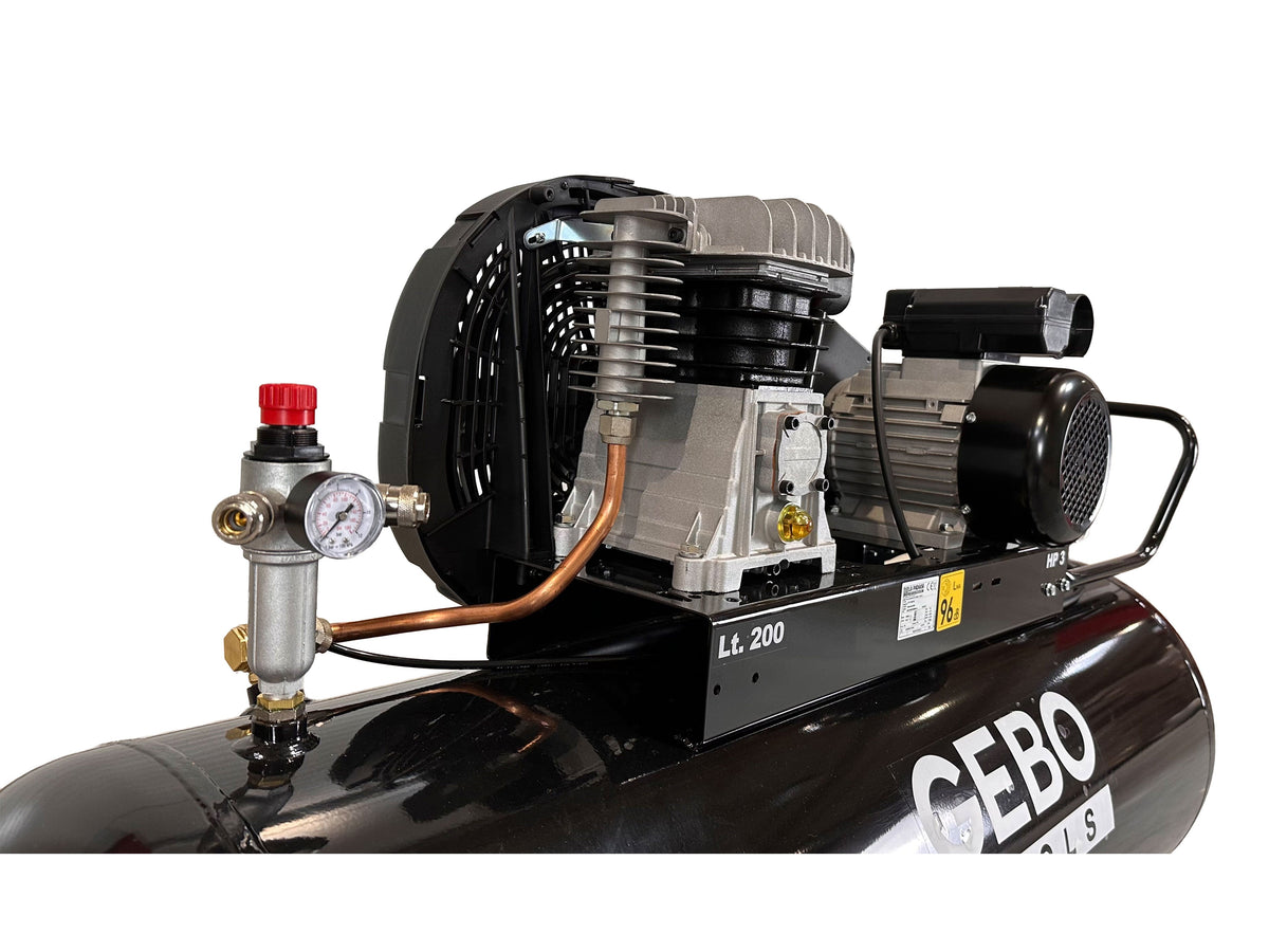 Κομπρεσέρ Αέρος-Αεροσυμπιεστής 200L 3Hp 230V GEBO TOOLS