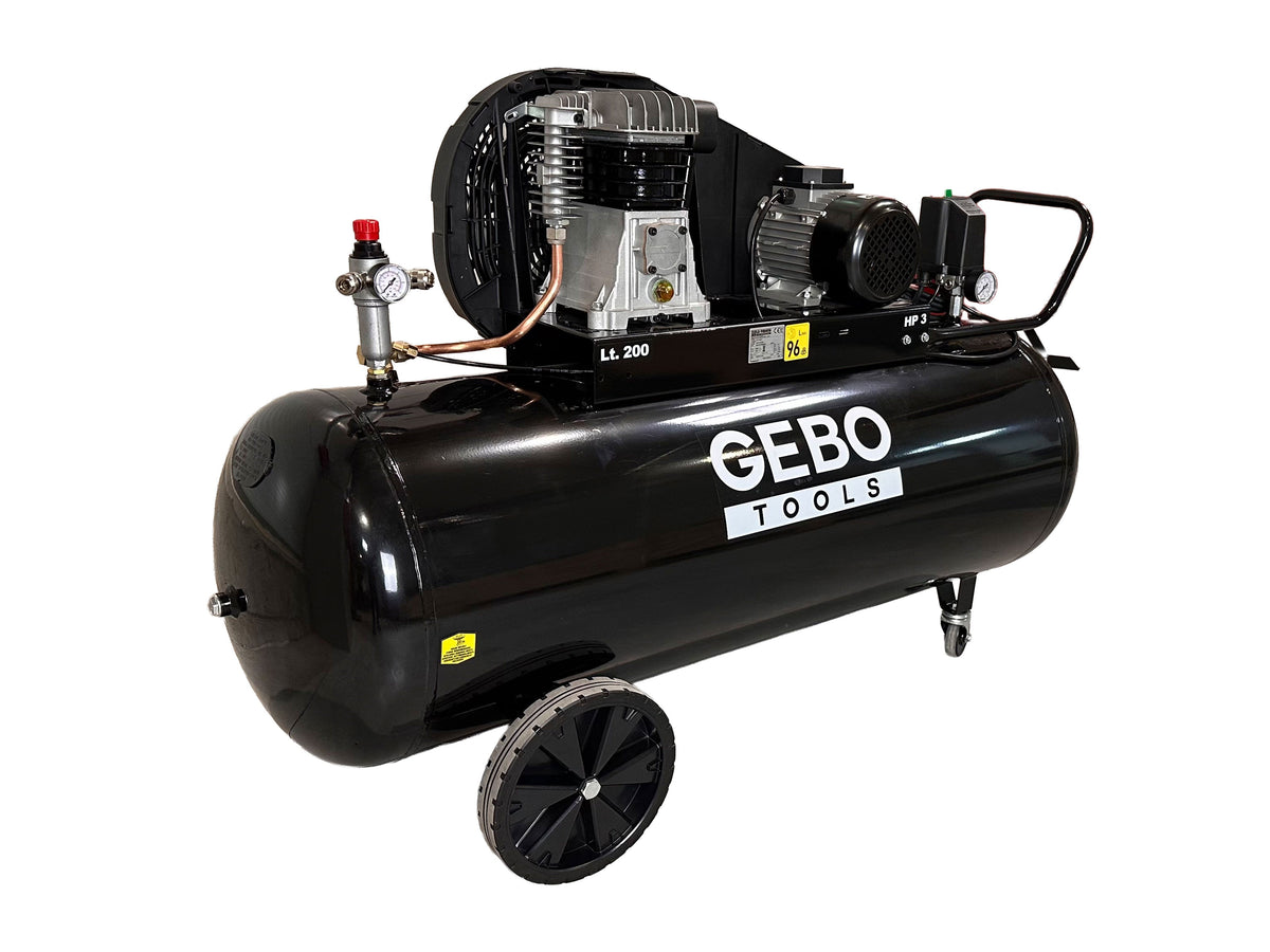 Κομπρεσέρ Αέρος-Αεροσυμπιεστής 200L 3Hp 400V GEBO TOOLS