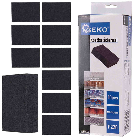 Geko Σφουγγάρι Λείανσης Κ220 / K220 70X100Mm