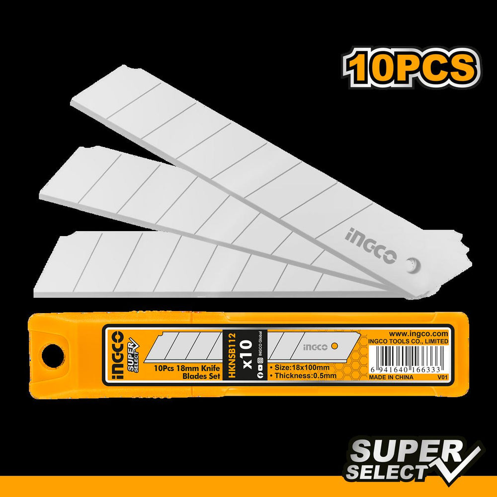 Λάμες Φαλτσέτας 18x100mm 10 Τμχ INGCO