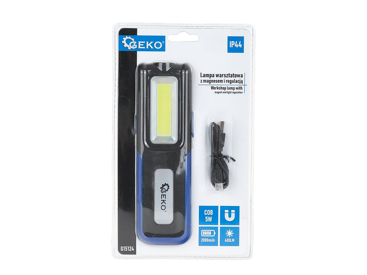 Λάμπα Εργασίας Led Επαναφορτιζόμενη Με Powerbank 200MAh 400lm GEKO