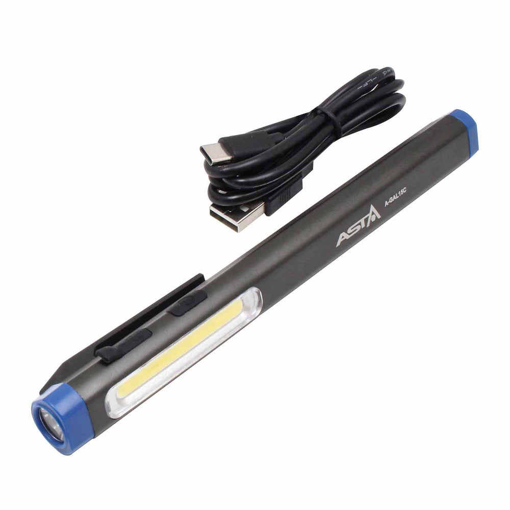 Φακός Εργασίας Cob Led Επαναφορτιζόμενος 300 Lumens ASTA