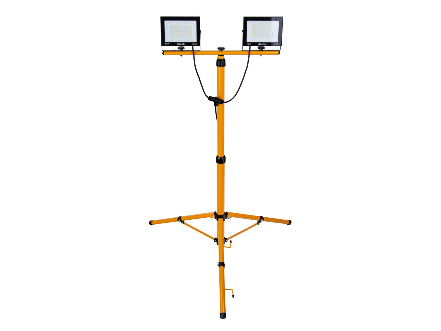 Λάμπα Led Εργασίας 2 X 50W 6500K Με Ρυθμιζόμενο Τρίποδο Στήριξης