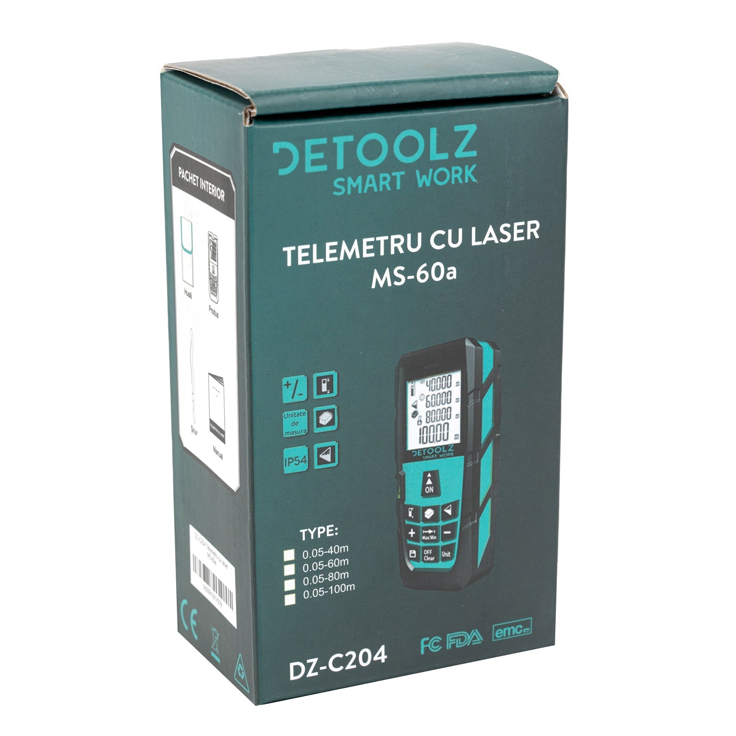 Λειζερ Τηλεμετρο 0-60M Ms-60A Detoolz