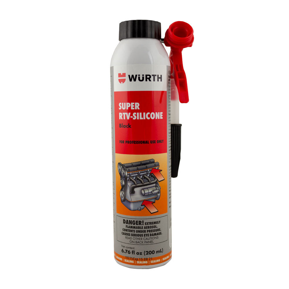Μαυρη Σιλικονη Στεγανοποιησησ Super Rtv 200Ml Wurth