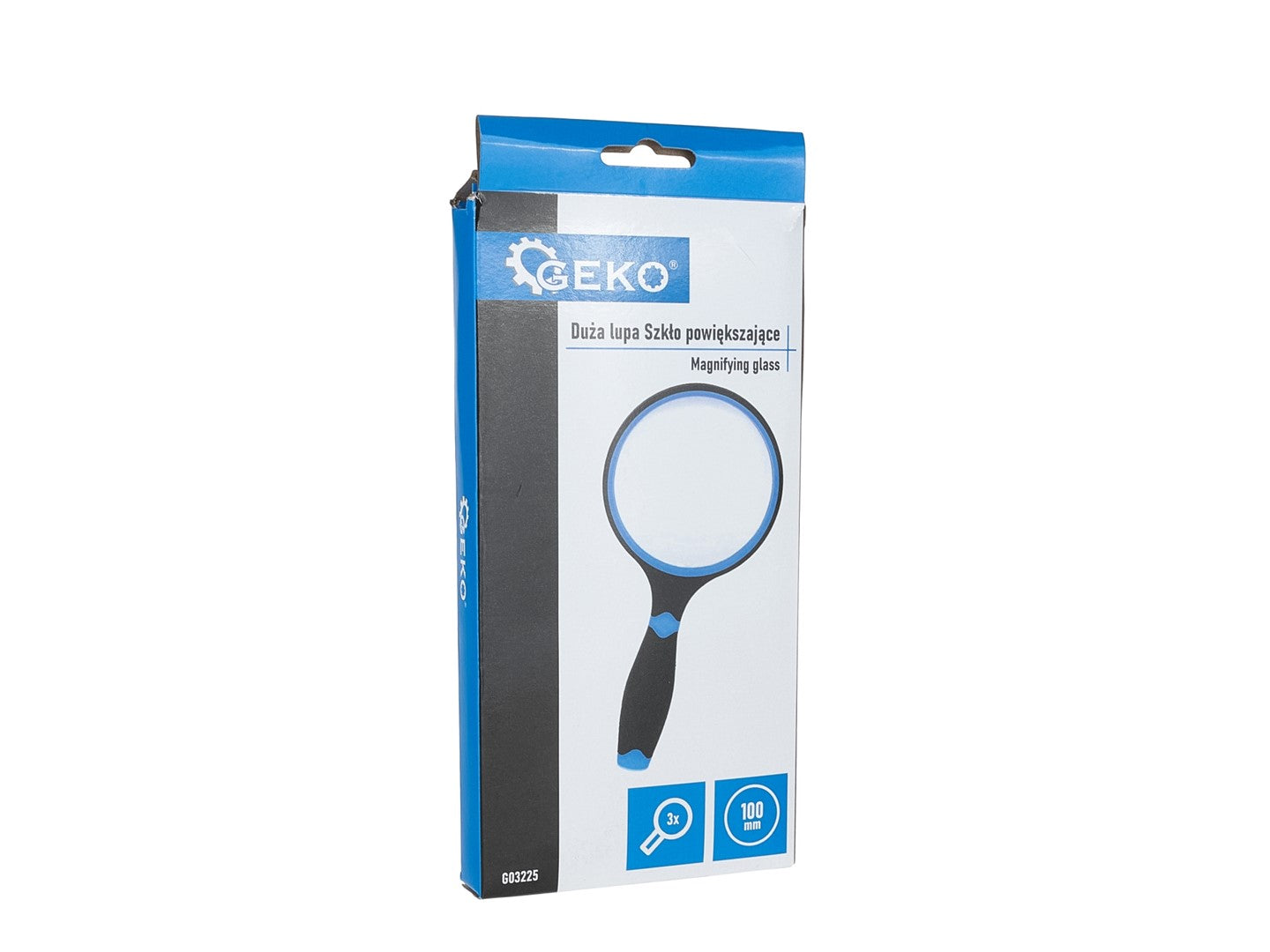 Μεγεθυντικός Φακός Με Λαστιχένια Λαβή 3X, 100Mm Geko
