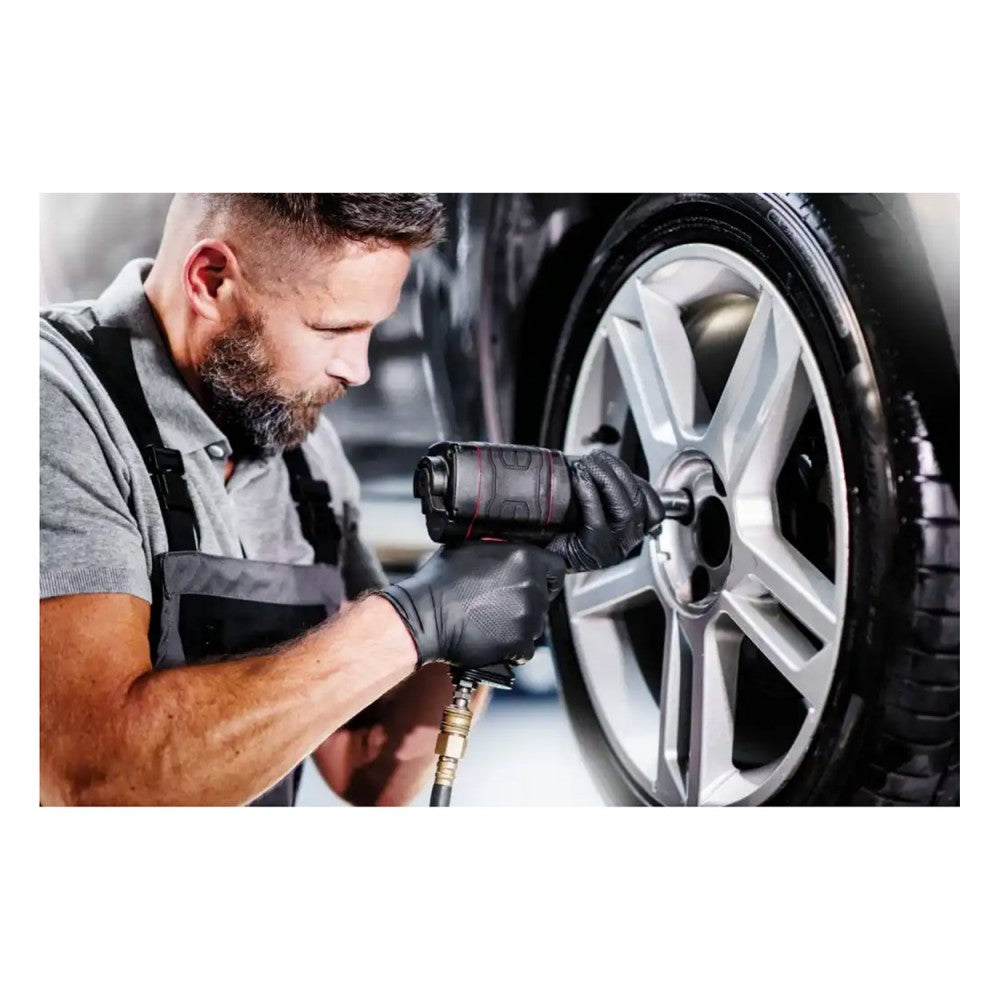 Γάντια Νιτριλίου Premium Mercator GoGrip One By One, Μεγέθους M, Μαύρα, 100Τμχ