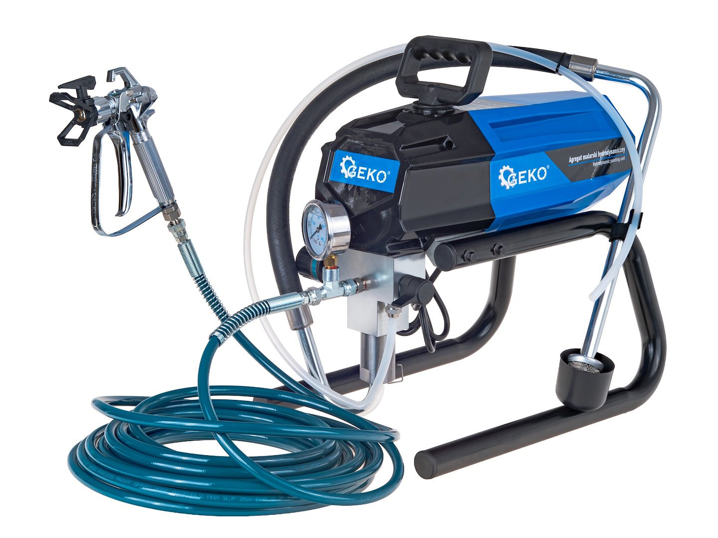 Μηχάνημα Βαφής Airless SP460 1000w 210Bar 1.8L/Min Με Λάστιχο 13m Και Μπεκ 517