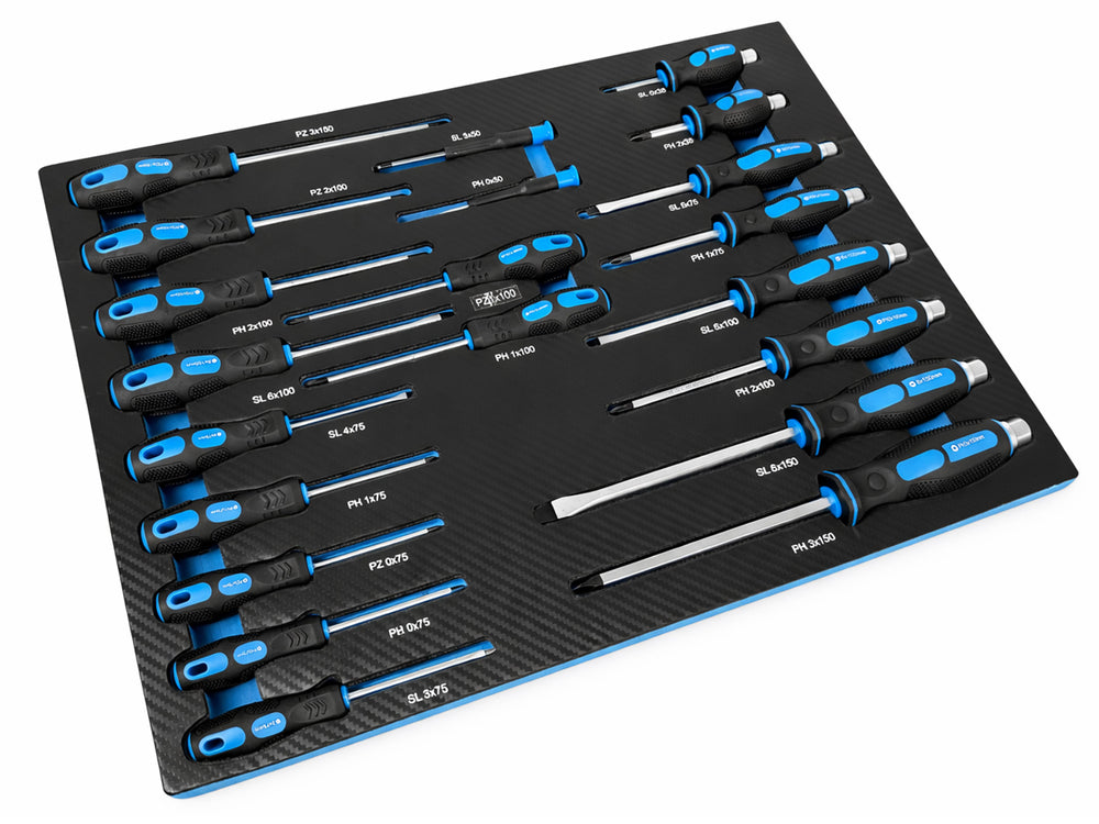 Σετ Κατσαβίδια Με Παξιμάδια Ροπής 21 Τμχ GEBO TOOLS