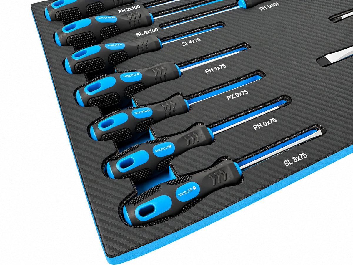 Σετ Κατσαβίδια Με Παξιμάδια Ροπής 21 Τμχ GEBO TOOLS