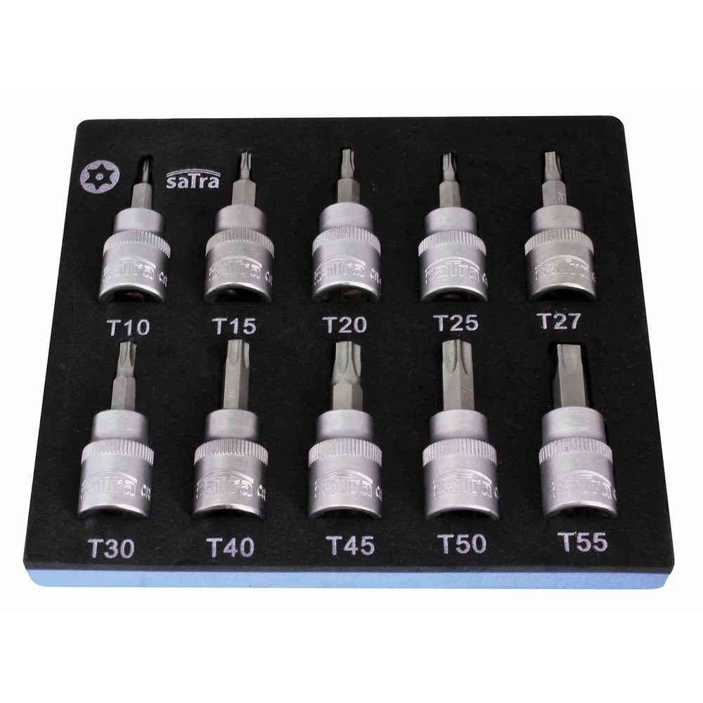 Σετ Καρυδάκια 3/8" Torx Με Τρύπα Τ10-Τ55 50mm