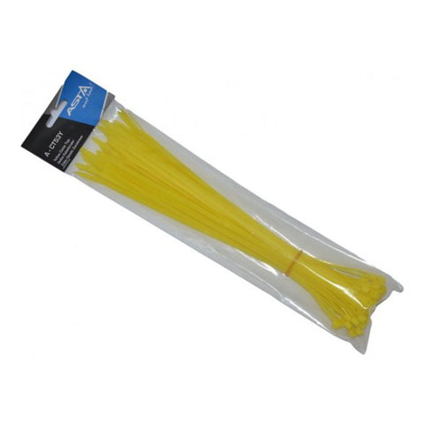 Δεματικά Καλωδίων 5x300mm Κίτρινο Σετ 50 Τμχ