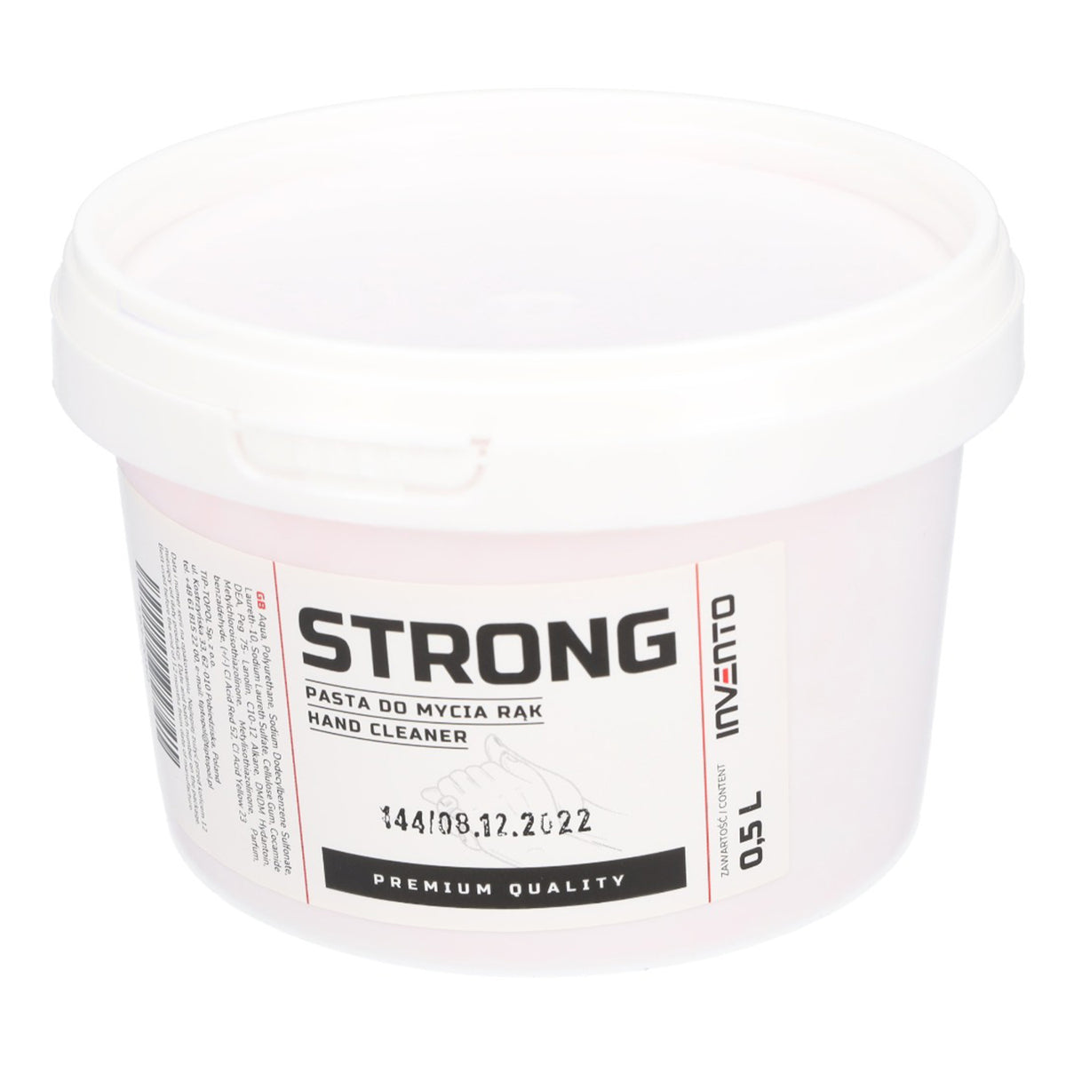 Πάστα Καθαρισμού Χεριών 0.5L STRONG INVENTO