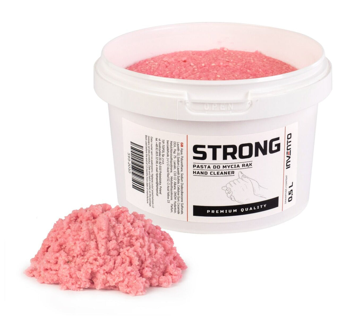 Πάστα Καθαρισμού Χεριών 0.5L STRONG INVENTO