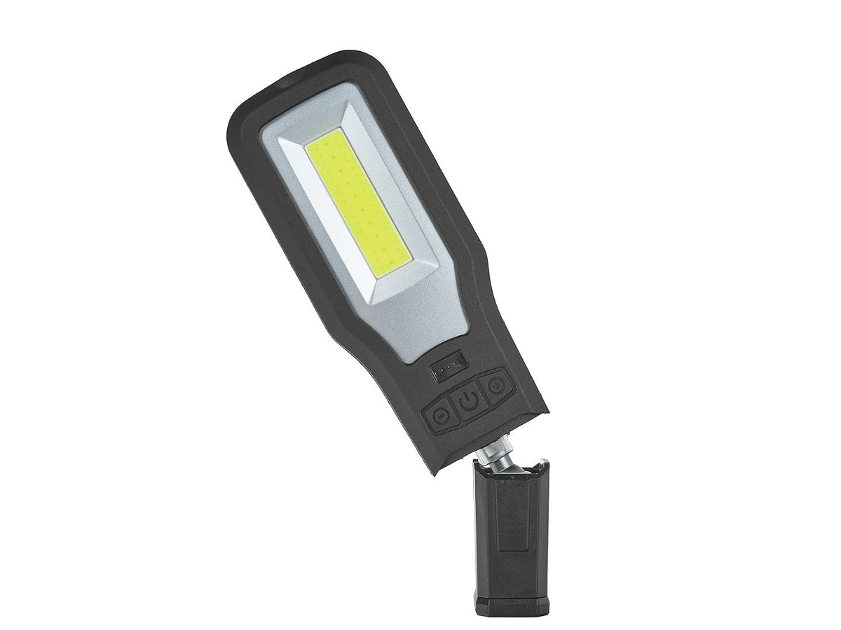 Φακός Συνεργείου Μπαταρίας Led Cob 10w+5w Επαναφορτιζόμενος Με Βάση 2000mAh 550lm IP54